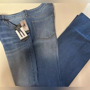 Sofia by Sofia Vergara Blue Boot Cut Jeans with Gradient Wash